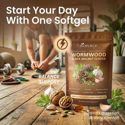 Wormwood Black Walnut 6,600mg softgels