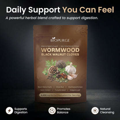 Wormwood Black Walnut 6,600mg softgels