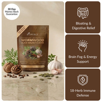 Wormwood Black Walnut 6,600mg softgels